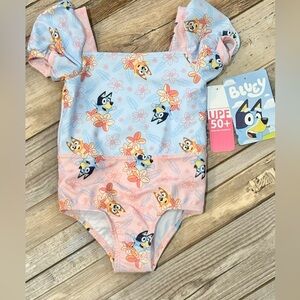 NWT Bluey swimsuit size 18 months
